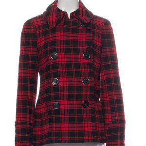Marc Jacobs Plaid Peacoat
